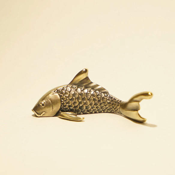 鯉の箸置き　真鍮製 7枚目の画像