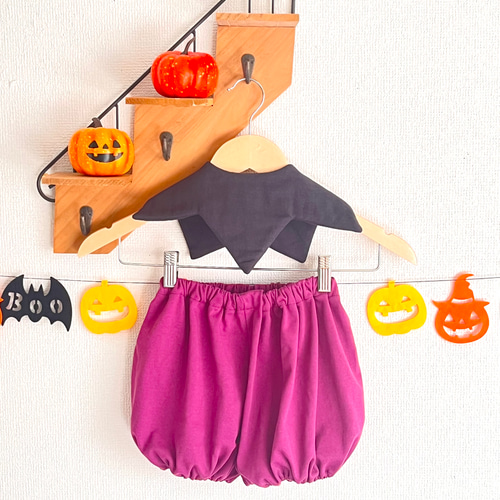 ハンドメイド＊小悪魔パンツ＊かぼちゃパンツ＊ベビー＊ハロウィン ハンドメイド＊小悪魔パンツ＊かぼちゃパンツ＊ベビー＊ハロウィン