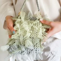 咲き編みフリルポシェット｜ポポラス 8枚目の画像