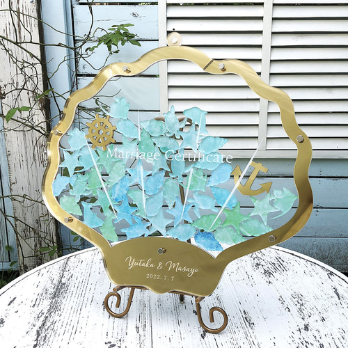 特集掲載】【ウェディングドロップス マリン】 ゲスト参加型 ミラー