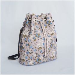 ⚮̈ミナペルホネン jungle relief シプリバッグ 巾着ショルダー