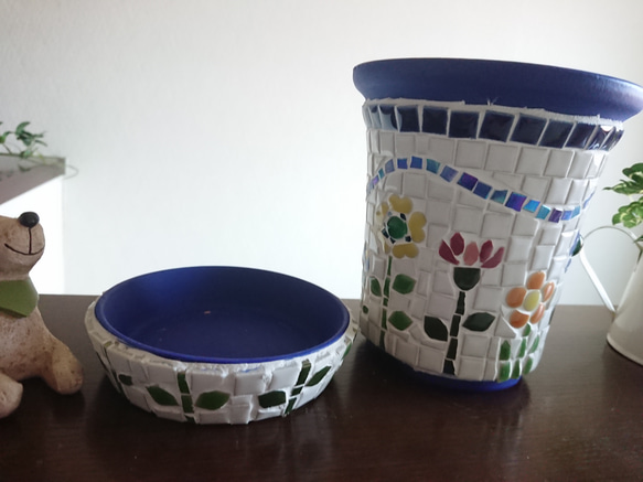 KOMOREBIの植木鉢(受け皿付) 4枚目の画像