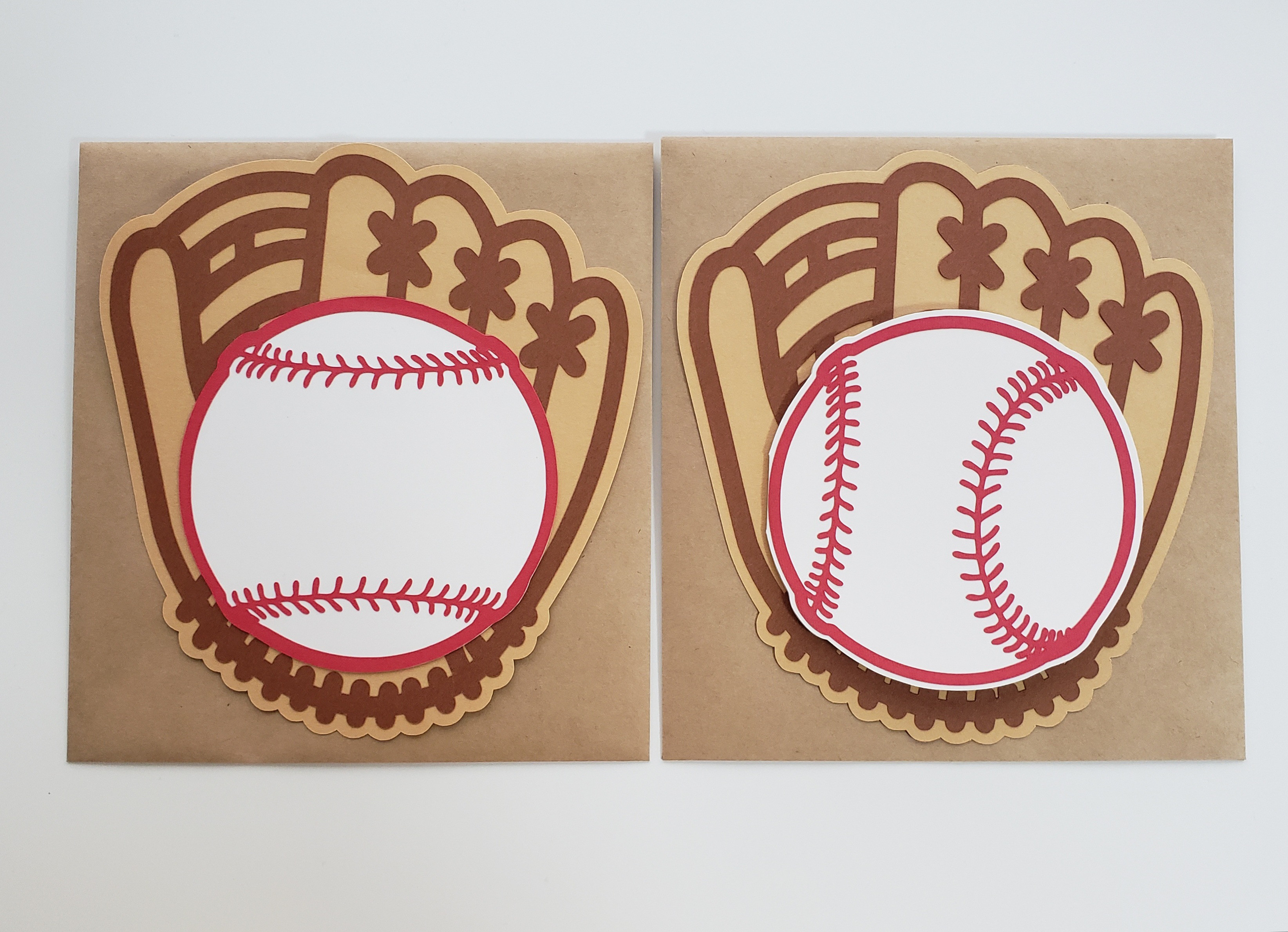 一番人気　野球メッセージカード　6センチ12枚　パステル ソフトボール&軟式野球 手書きメッセージシール 直径6cm 12枚