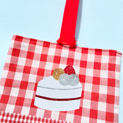 ショートケーキ】入園グッズ・入学セット（レッスンバッグ、巾着袋