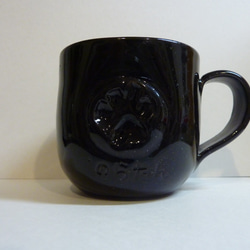 マグカップ（黒猫イメージ）【リニューアルオープン40％引き】 1枚目の画像