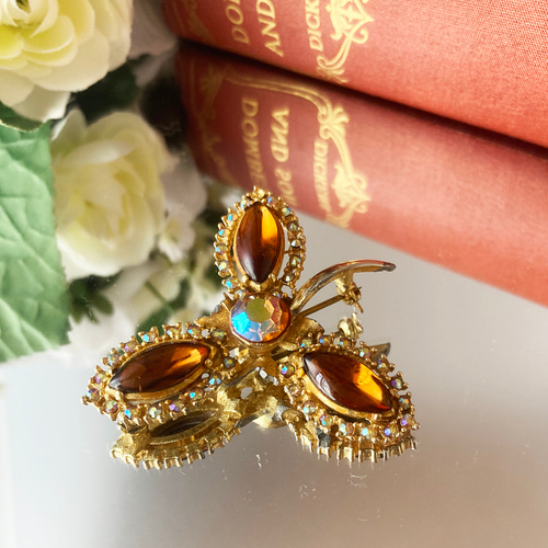 1950~60s 英国 ヴィンテージ ブローチ SPHINXブランド 素材 パーツ