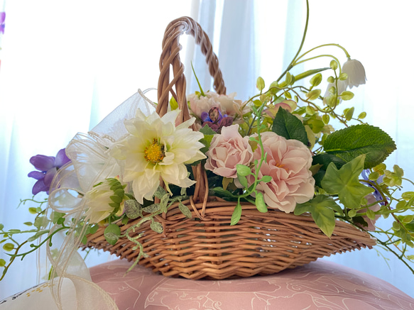 オーダーメイド】バスケットブーケ ブーケ ちひろ 通販｜Creema  