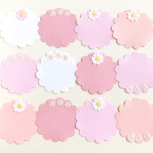 クラフトパンチ　メッセージカード 初めてでも簡単♪】クラフトパンチと接着剤で作るメッセージカードの