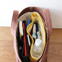 フォレストグリーン　倉敷産帆布使用バッグインバッグ【受注製作】 5枚目の画像