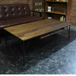 70cm角｜ライトグレー｜ボックステーブル｜ソファテーブル｜薄塗り