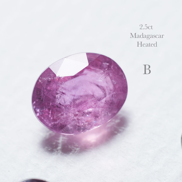石を選べる カラーサファイヤのシルバーリング　9月誕生石 (Silver950/天然石/指輪) ラッピング無料 8枚目の画像