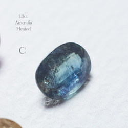 石を選べる カラーサファイヤのシルバーリング　9月誕生石 (Silver950/天然石/指輪) ラッピング無料 9枚目の画像