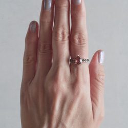 石を選べる カラーサファイヤのシルバーリング　9月誕生石 (Silver950/天然石/指輪) ラッピング無料 19枚目の画像