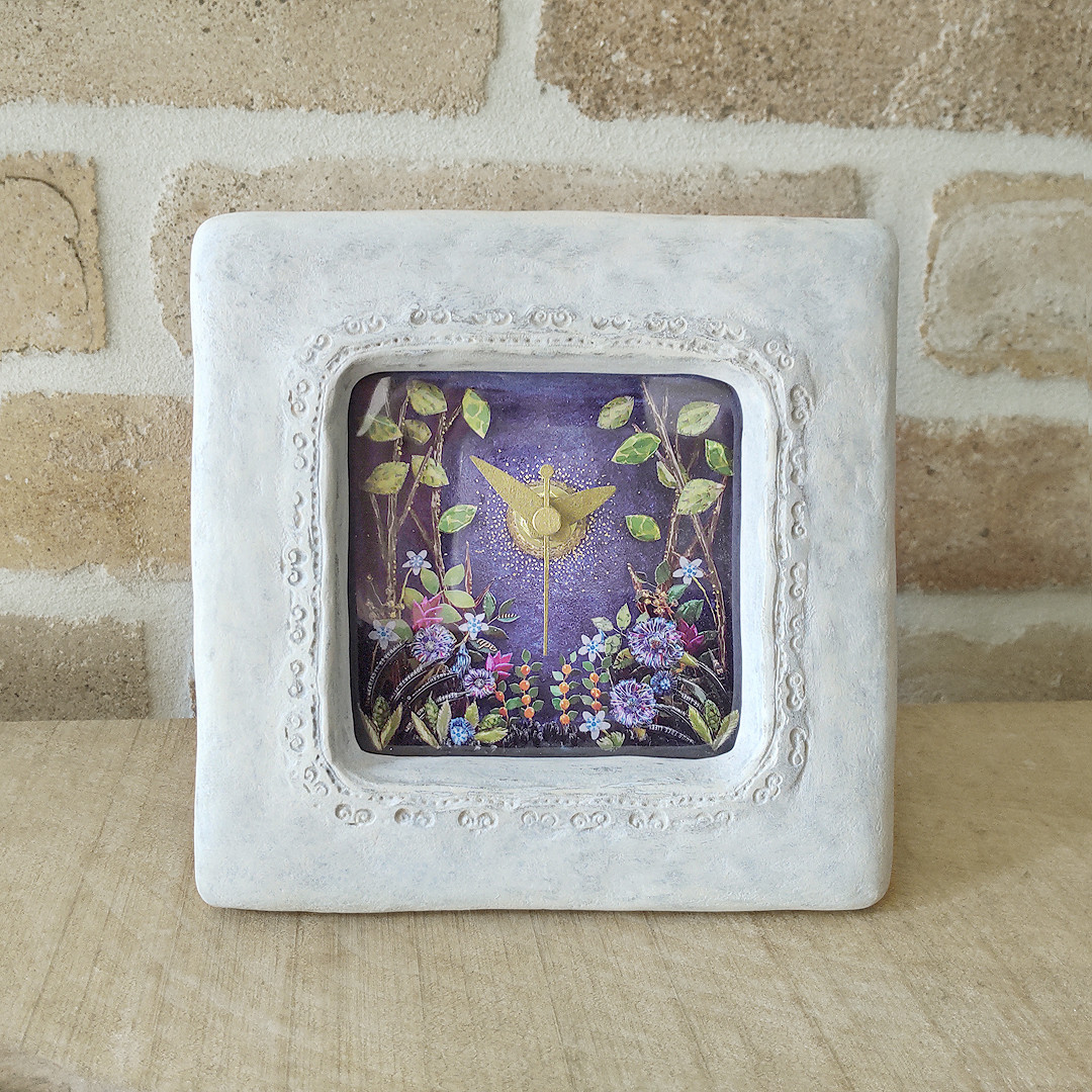 「Little Fantasia」装飾時計 額アート