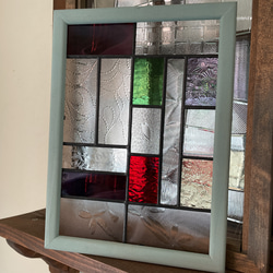 ステンドグラス パネル 昭和レトロ ガラス引き戸 その他インテリア雑貨