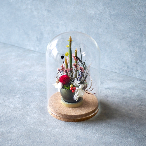 お正月飾り 門松 白 梅 ピンク 和風 モダン門松 ハンドメイド 大 199