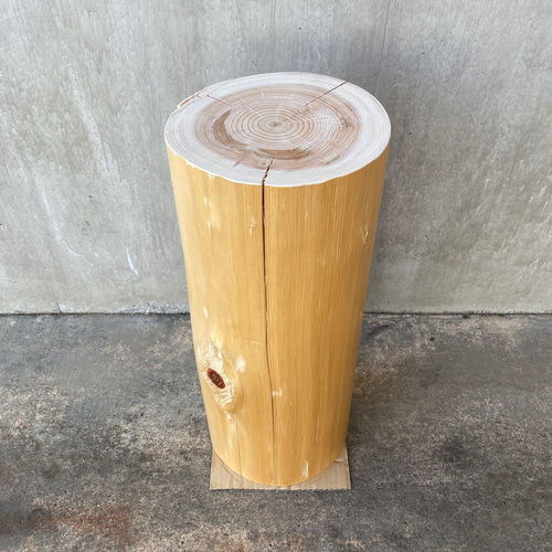 ひのき切り株アルコールスタンド】丸太 オブジェ フラワーディスプレイ