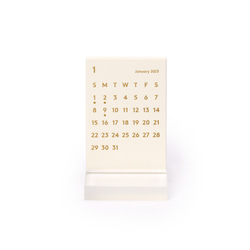 CLARA Desk Calendar 2023 White｜卓上カレンダー 2枚目の画像