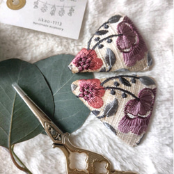 刺繍 ヘアピン の人気通販｜Creema(クリーマ) 国内最大のハンドメイド