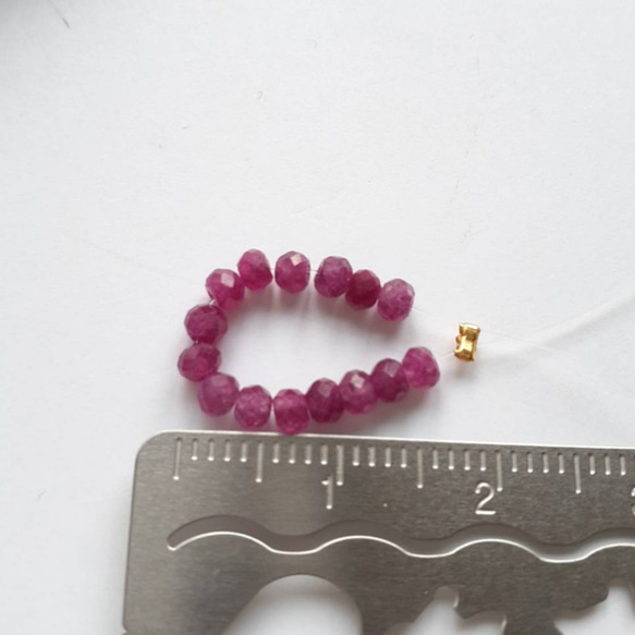 #6 高品質✨ルビー ボタンカット 2枚目の画像