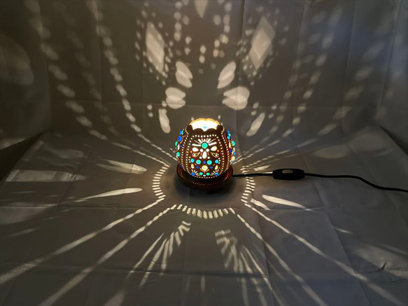 ミニひょうたんランプ《ブルーヒーラー》 5枚目の画像