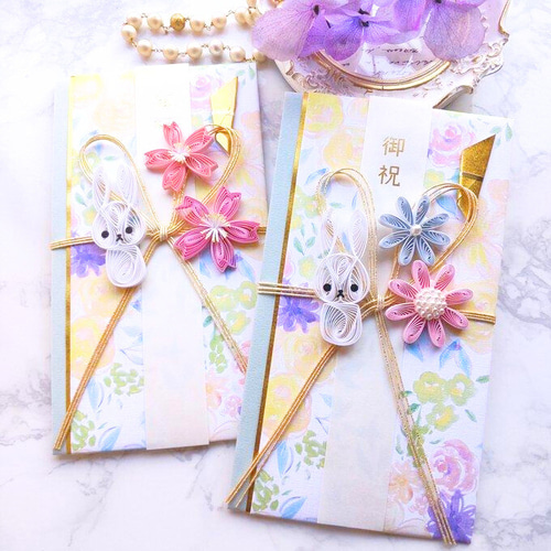 クイリング/ご祝儀袋/ウエディング/お祝い/ハンドメイド クイリング/ご祝儀袋／ハンドメイド/ウエディング/お祝い