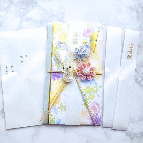 動物変更】特別なお祝いに！＊おめでとう うさぎちゃん クイリングのご