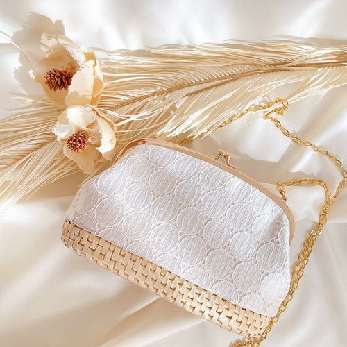 沖縄月桃かごのショルダーバッグ〜沖縄の温かさをお届け〜 【受注制作