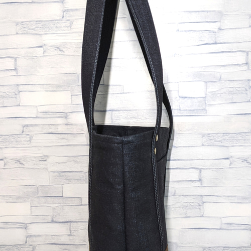 k*n様 美品ブラック RRL 肩掛け デニム トートバッグ 予約販売】フラワー刺繍デニムトートバッグ | KISHIKA