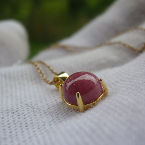 新作！国産バラ輝石♪別名マリンローズ♪ロードナイト。野田玉川鉱山産