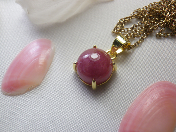 新作！国産バラ輝石♪別名マリンローズ♪ロードナイト。野田玉川鉱山産