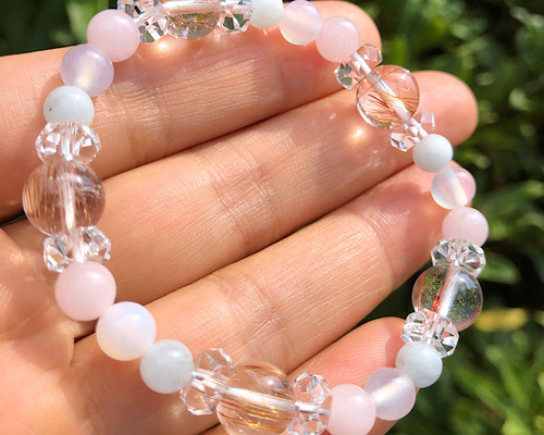 夫婦円満 優しい気持ちになれる天然石ブレスレット ブレスレット
