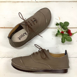 履いたそばから足に馴染む♪アウトステッチ袋縫いレースアップ オイルレザーTR-3200 6枚目の画像