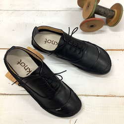 履いたそばから足に馴染む♪アウトステッチ袋縫いレースアップ オイルレザーTR-3200 8枚目の画像