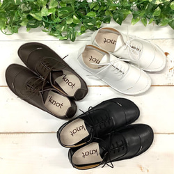 履いたそばから足に馴染む♪アウトステッチ袋縫いレースアップ オイルレザーTR-3200 9枚目の画像