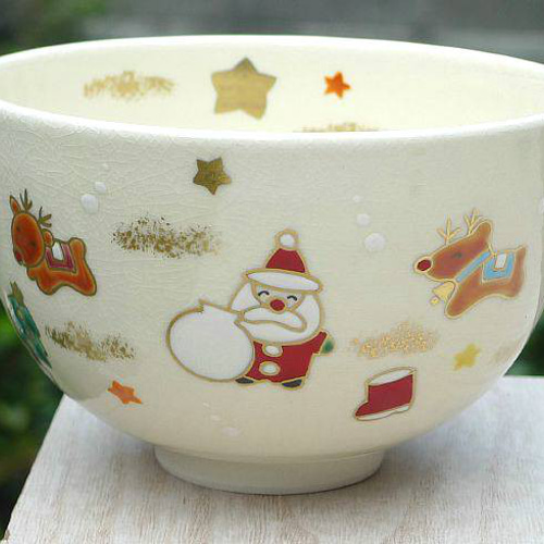 ◇商品番号 2442 抹茶碗 クリスマス 宝泉 茶碗・めし碗 松韻堂 通販
