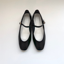 RENE_ 方頭 | 瑪麗珍芭蕾舞鞋 | 黑色 | 風雨無阻 第1張的照片