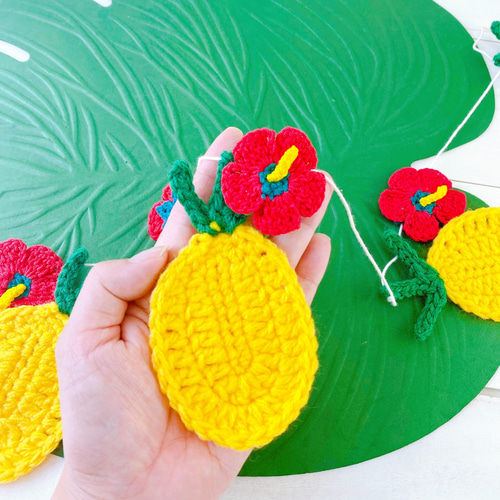 ♡たかりん♡　ハワイアン雑貨　ハンドメイド　ハイビスカス　プアマヌ 製作記録＊ Hawaiianfabric デニムハイビスカス🌺 ショルダー