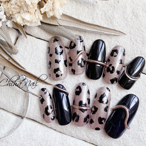 大人レオパード ネイルチップ 大人レオパード♡ ネイルチップ ネイルチップ（つけ爪） Runash