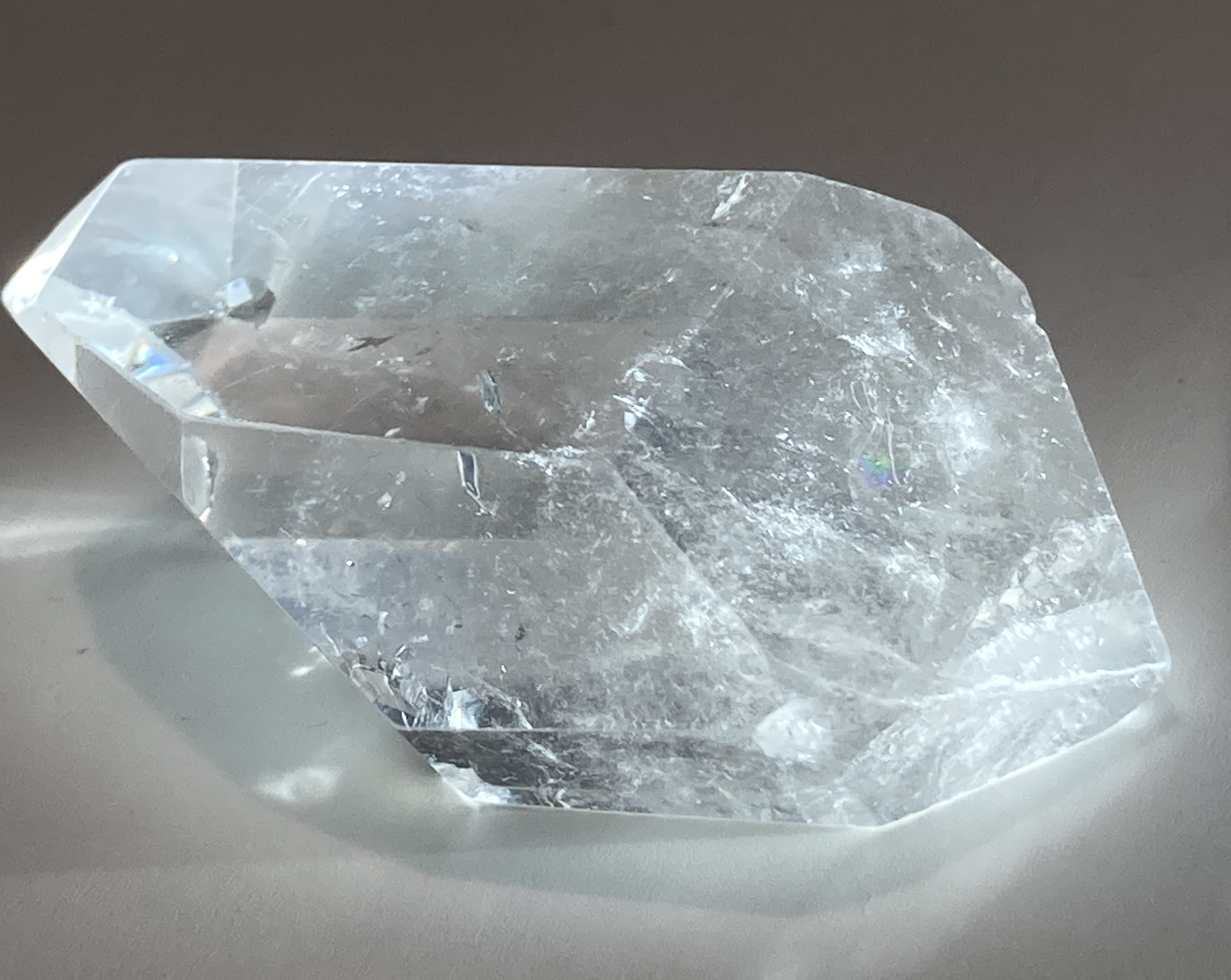 レインボー✨　エンジェルブレッシング　ダブルポイント  水晶　クリスタル