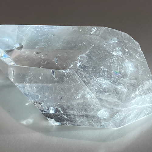 レインボー✨ エンジェルブレッシング ダブルポイント 原石 ラフストーン