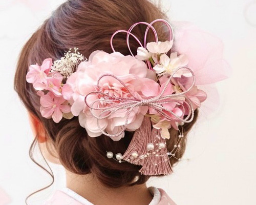 送料無料 大人気♡桜 ピンク 和装 成人式用髪飾り 振袖 着物 袴 色打掛