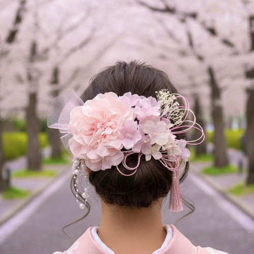 送料無料 大人気♡桜 ピンク 和装 髪飾り 振袖 着物 袴 色打掛 成人式