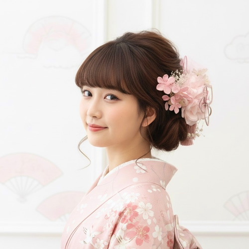 送料無料 大人気♡桜 ピンク 和装 成人式用髪飾り 振袖 着物 袴 色打掛