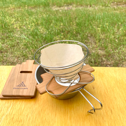 シェラカップ 専用 木製 ドリッパー  ”mameita(マメイタ)” 5枚目の画像
