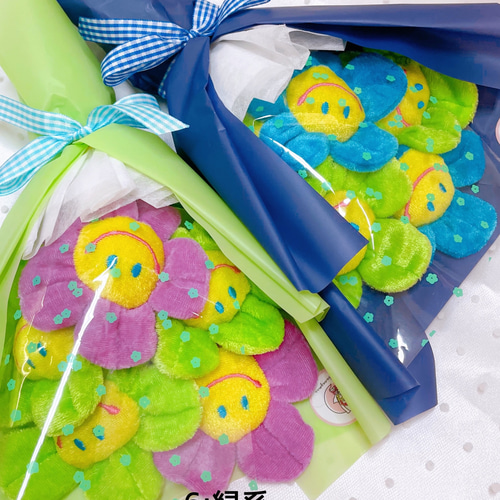 【VVページ】入園卒園☆ぬいぐるみ花束☆スマイルフラワー☆ブーケ　花束 20本ブーケ_人形花束_スマイルフラワー_ぬいぐるみ花束 ぬいぐるみ
