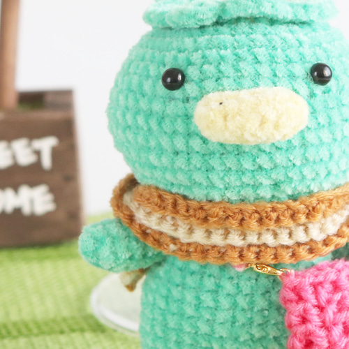 こかっぱちゃん／あみぐるみが編みたくなる糸で出来てるよ