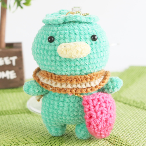 こかっぱちゃん／あみぐるみが編みたくなる糸で出来てるよ