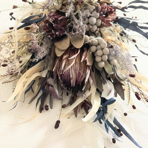 creem様オーダー品》ドライフラワーのスワッグ スワッグ blanc 通販