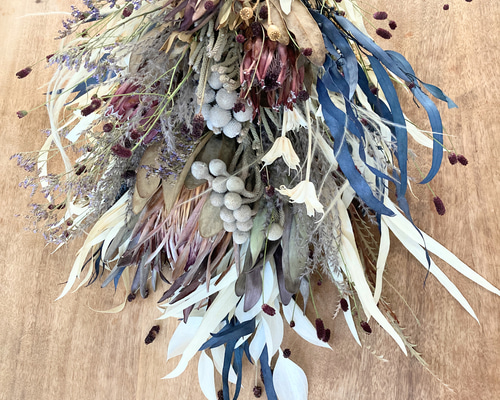 ニベアさまご予約*ドライフラワースワッグ ニベアさまご予約*ドライフラワースワッグ